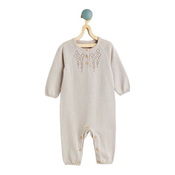 H&M Knit Cotton Jumpsuit size 9 months - Picture 1 of 7